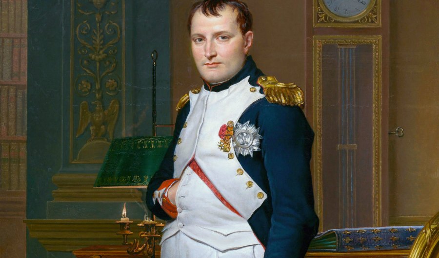 Napoleon mit Hand in der Weste